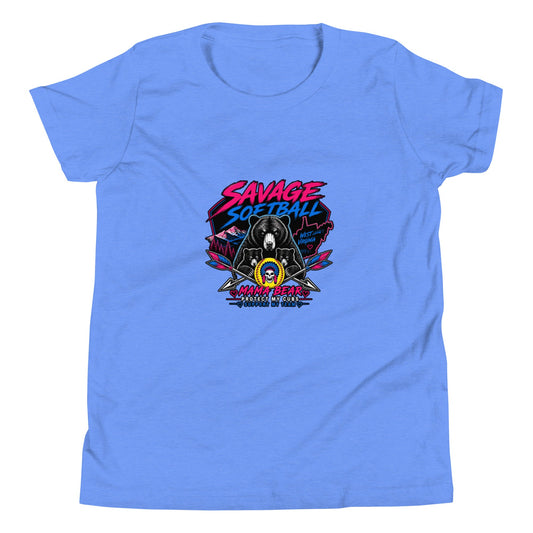 Performance | Youth T-Shirt | Savage Softball | Mascot Logo