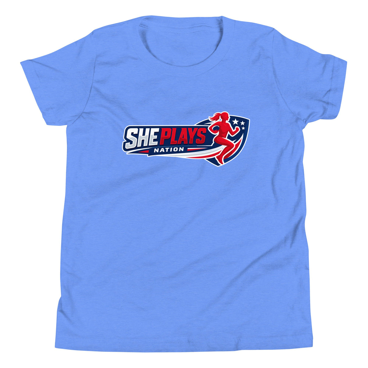 Performance | Youth T-Shirt | She Plays Nation | Crest Logo