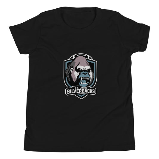 Performance | Youth T-Shirt | St. Louis Silverbacks Women’s Football Team | Shield Logo