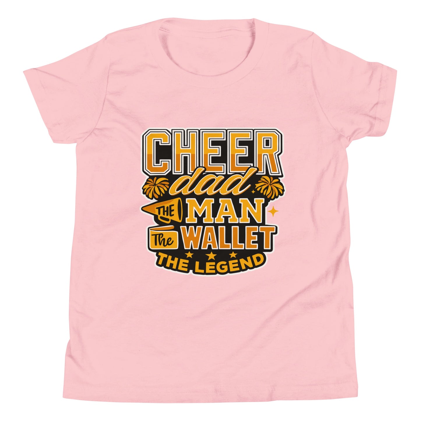 Performance | Youth T-Shirt | Sunset Surge All-Star Cheerleading | Cheer Dad Legend Logo