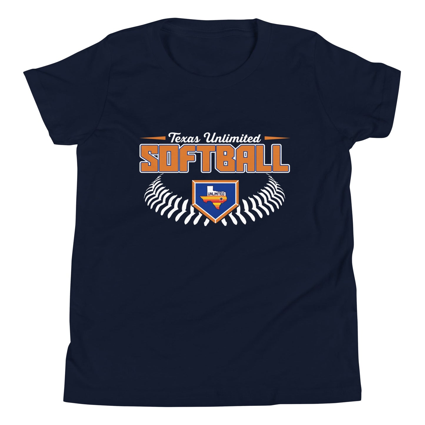 Performance | Youth T-Shirt | Texas Unlimited | Softball Logo