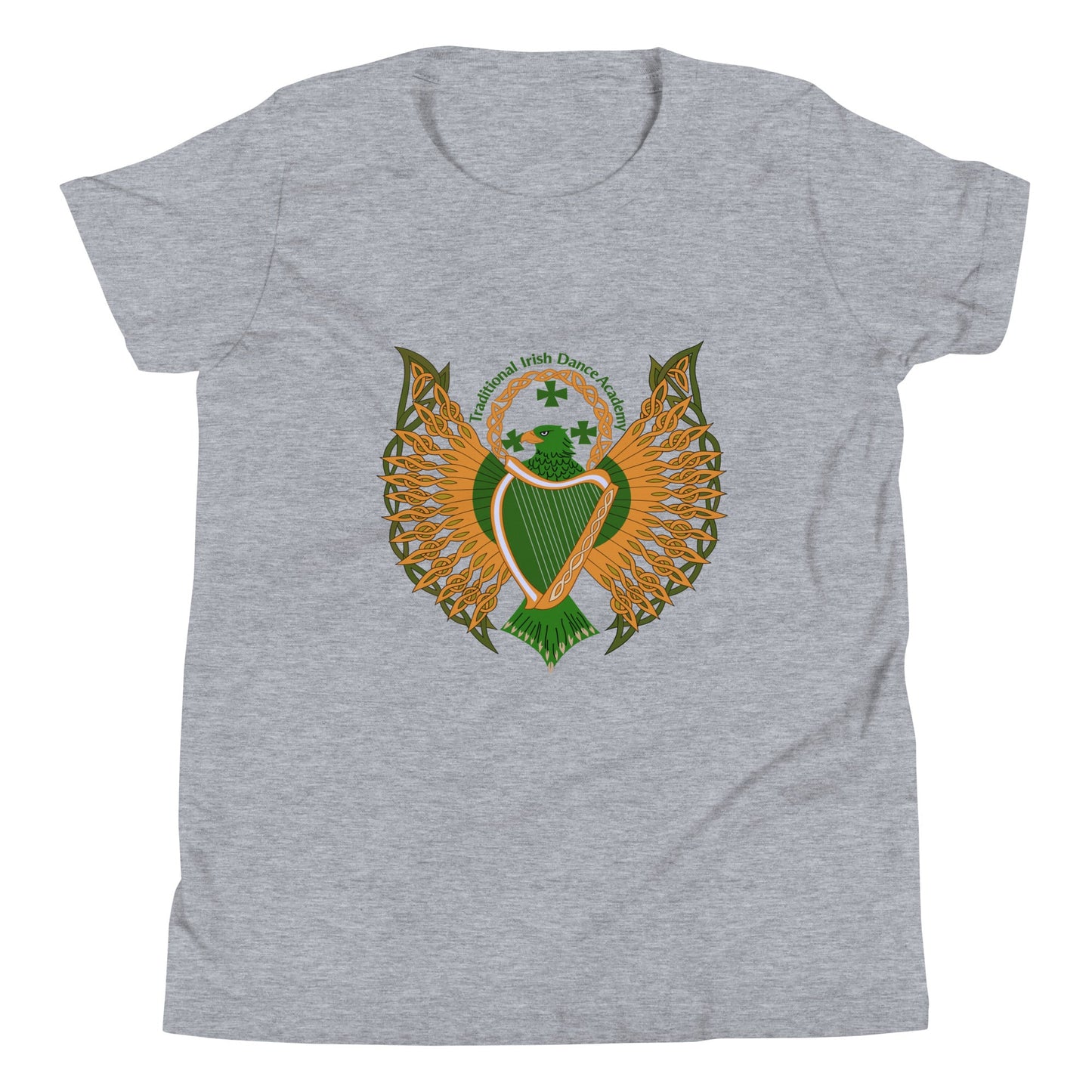 Performance | Youth T-Shirt | The Traditional Irish Dance Academy | Logo