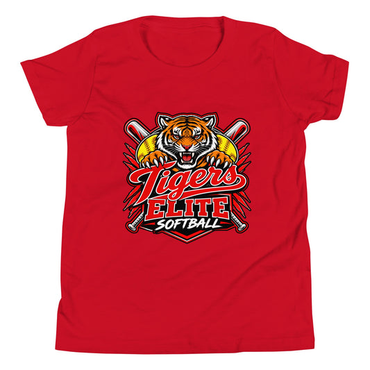 Performance | Youth T-Shirt | Tigers Elite Softball | Emblem Logo
