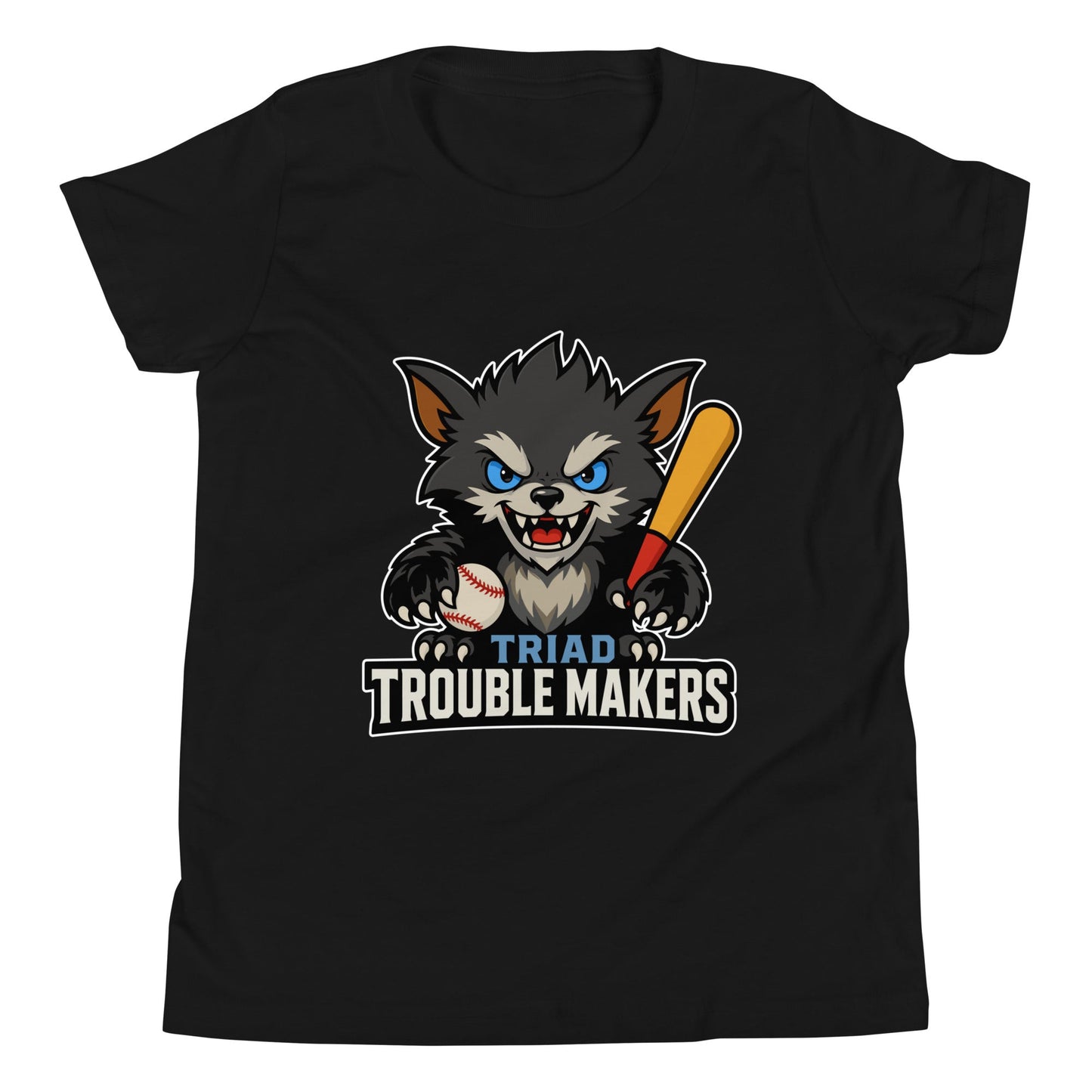 Performance | Youth T-Shirt | Triad Troublemakers | Mascot Logo