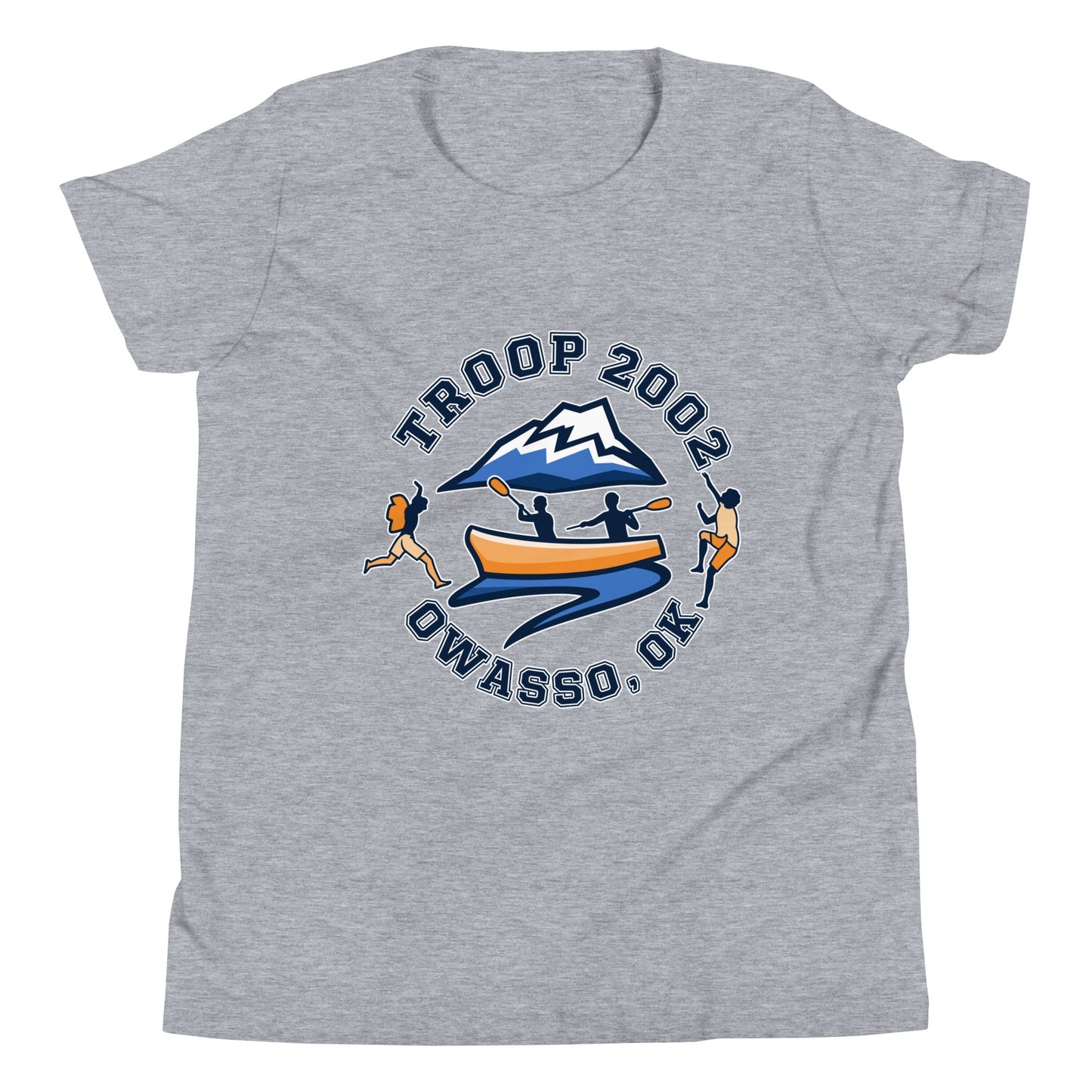 Performance | Youth T-Shirt | Troop 2002 | Trailblazer Crest Logo