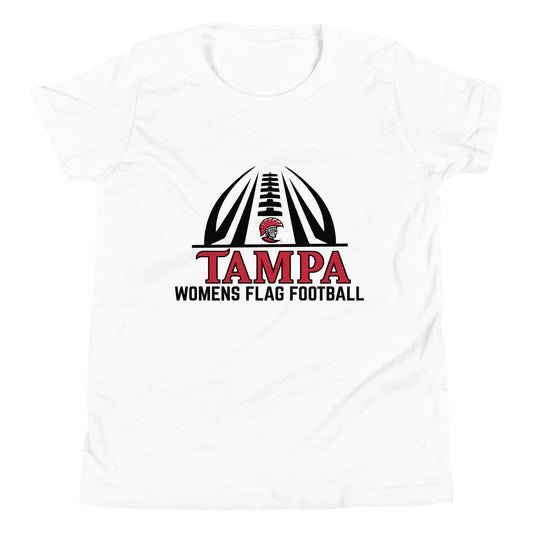 Performance | Youth T-Shirt | University of Tampa Women's Flag Football | Football Logo