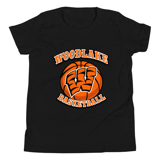 Performance | Youth T-Shirt | Woodlake Boys Basketball | Athletics Logo