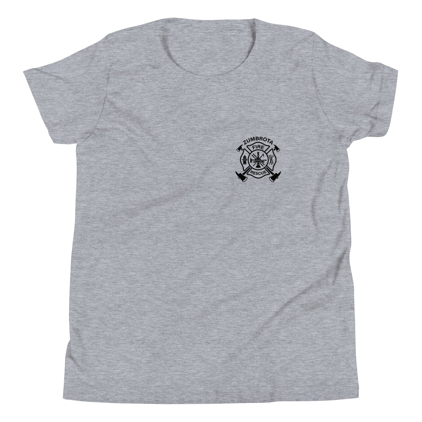 Performance | Youth T-Shirt | Zumbrota Fire Department | Badge Logo