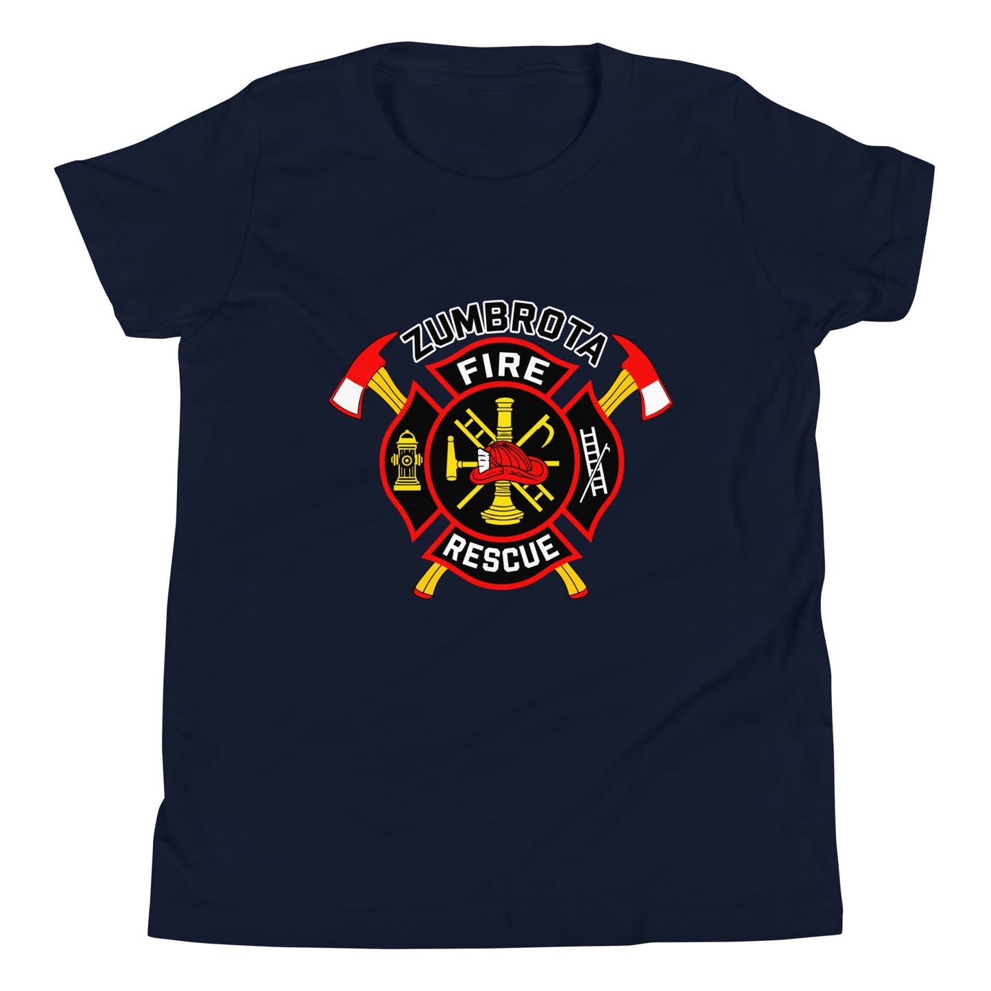 Performance | Youth T-Shirt | Zumbrota Fire Department | Vanguard Logo