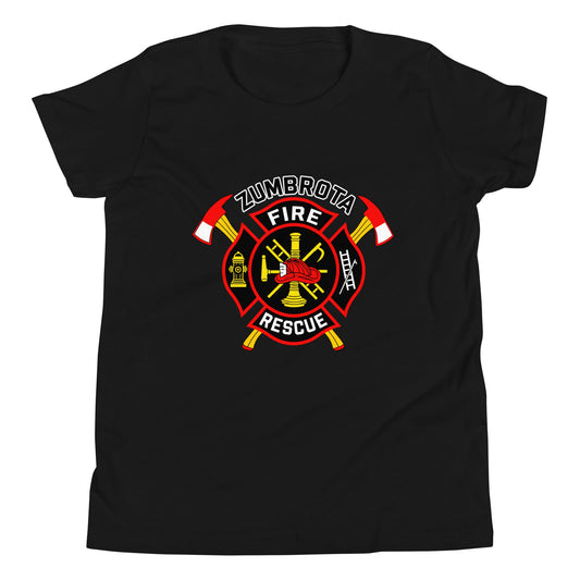 Performance | Youth T-Shirt | Zumbrota Fire Department | Vanguard Logo