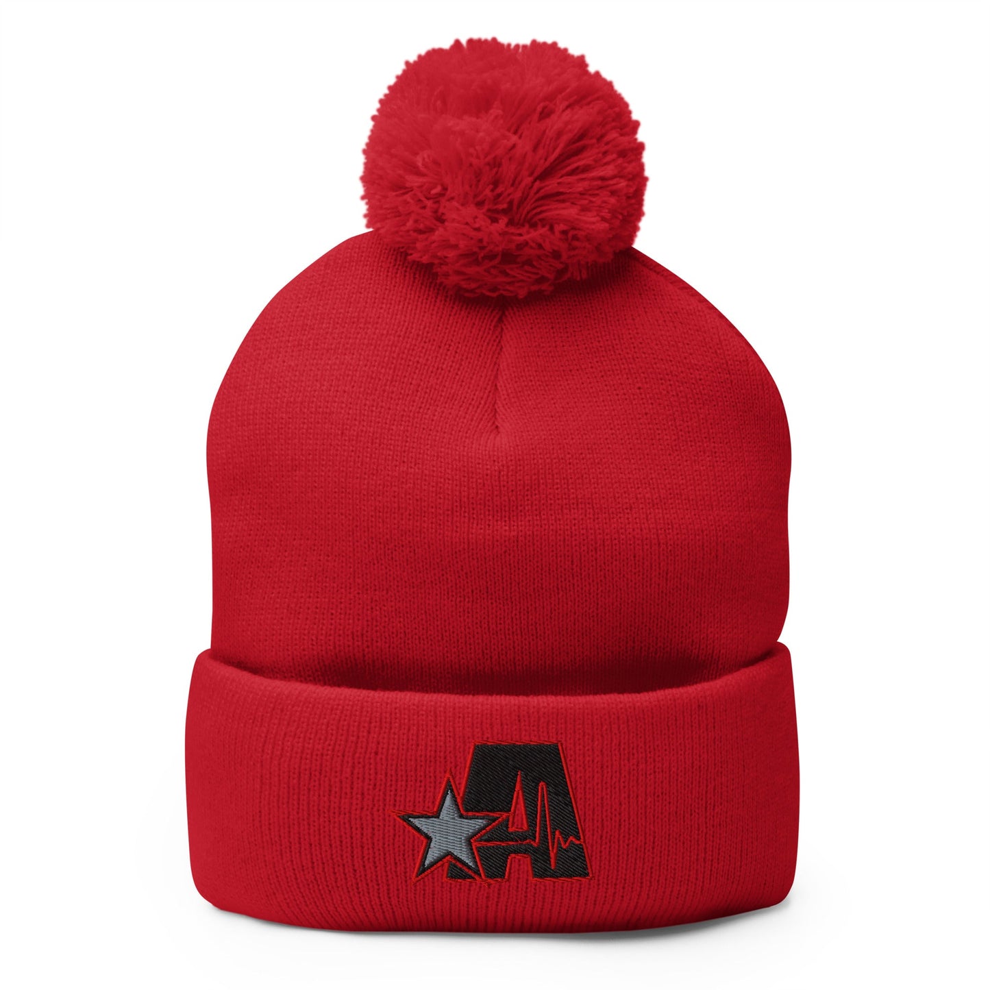 Pom - Pom Beanie | Adrenaline Athletics | Block A Logo