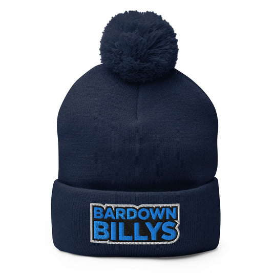 Pom - Pom Beanie | Bardown Billys | Badge Logo