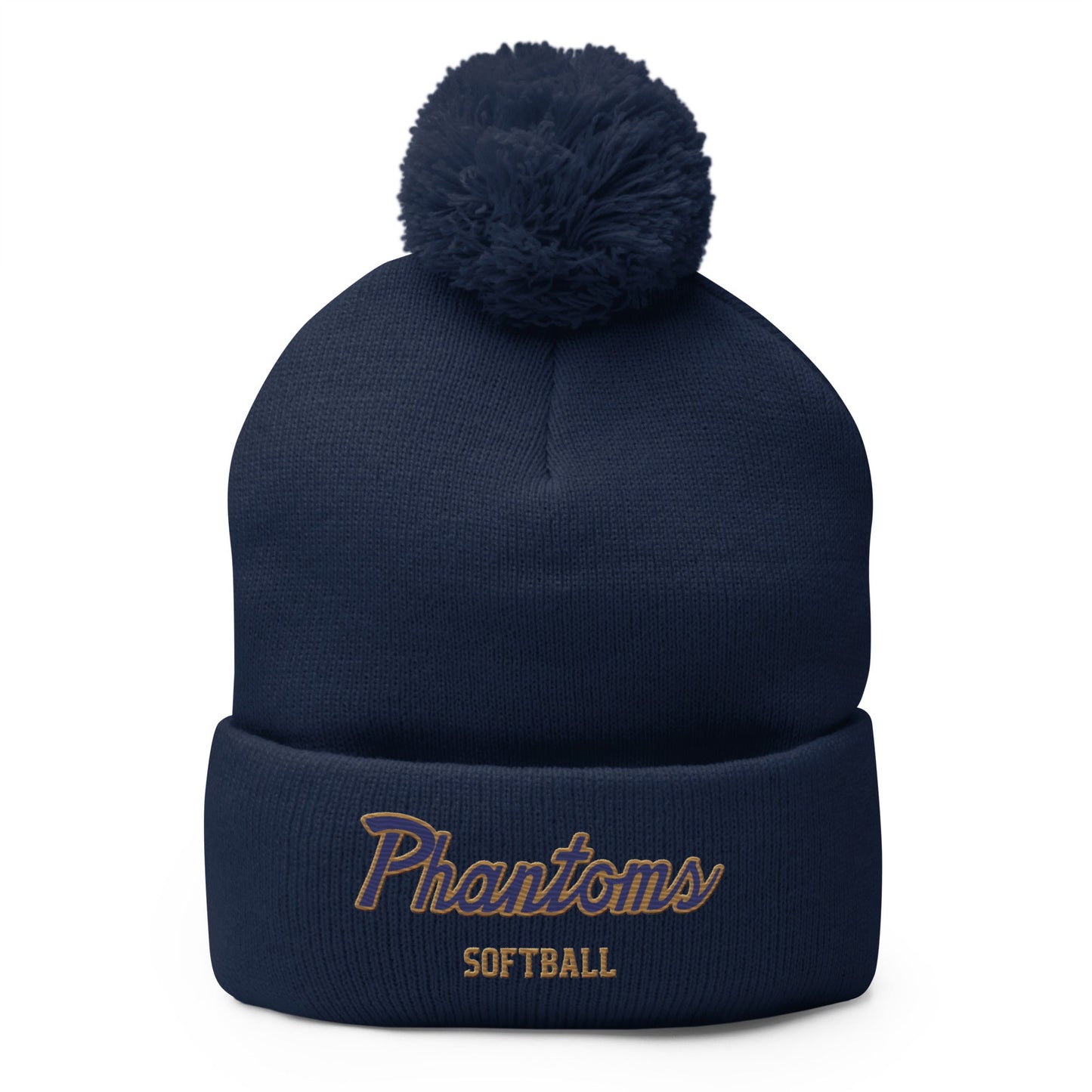 Pom - Pom Beanie | Bayport - Bluepoint Softball