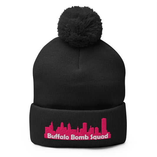 Pom - Pom Beanie | Buffalo Bomb Squad | Skyline Logo
