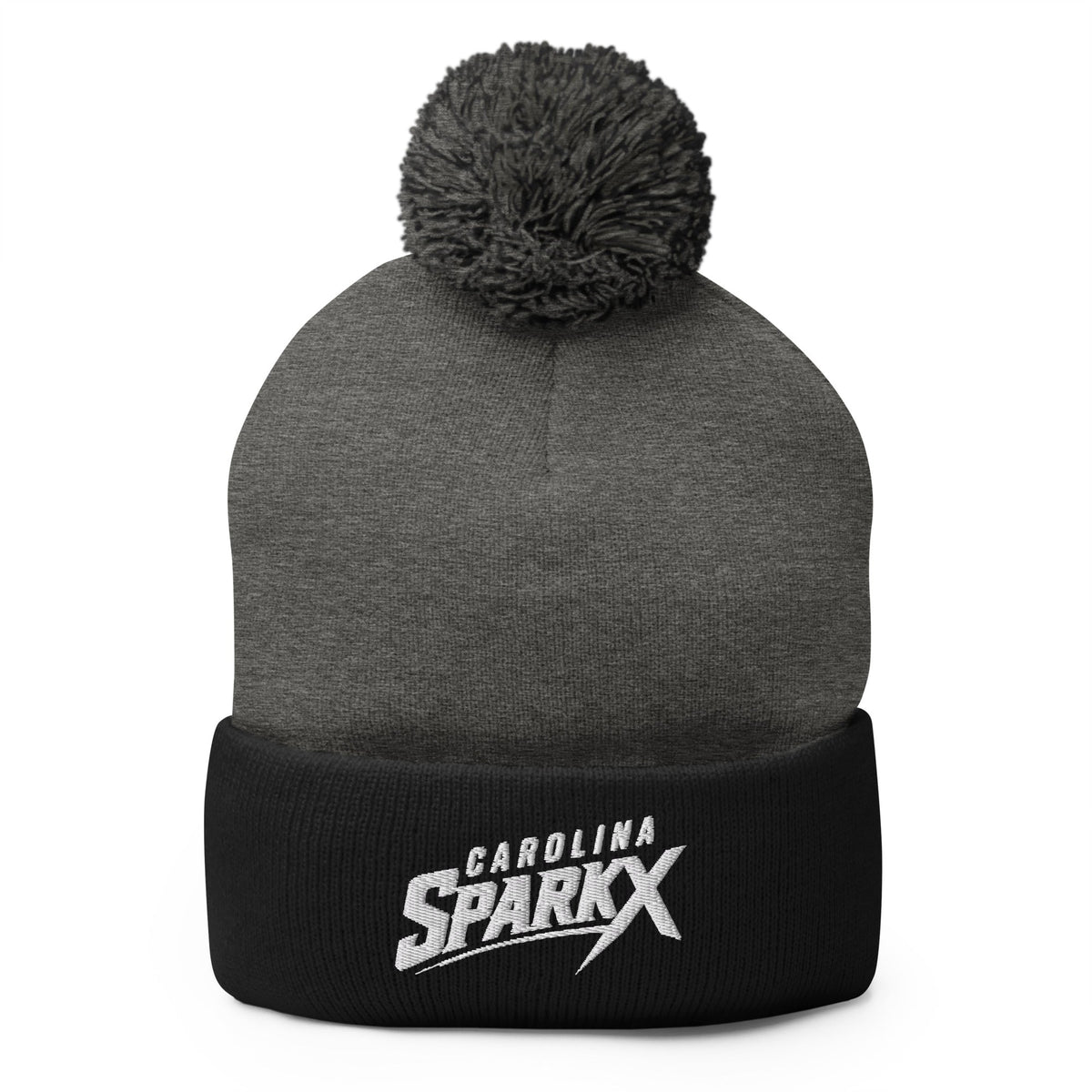 Pom-Pom Beanie | Carolina Sparkx | Vanguard Logo