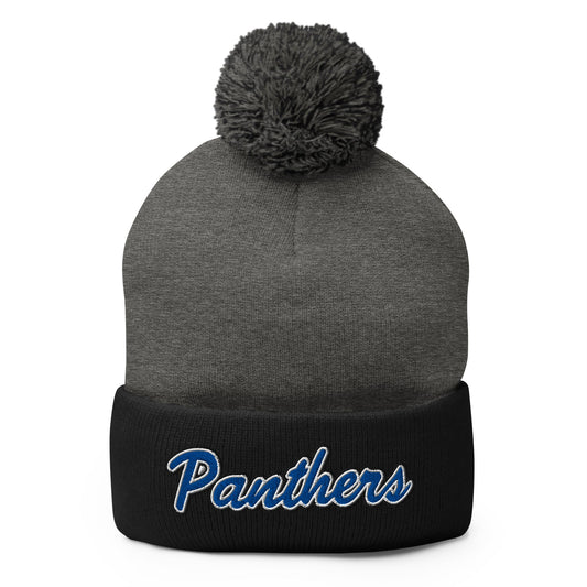Pom - Pom Beanie | Denmark Technical College | Script Logo