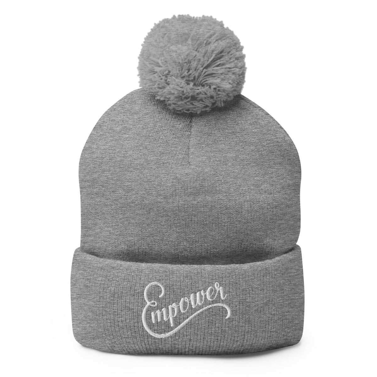 Pom-Pom Beanie | Empower Volleyball Club | Emblem Logo