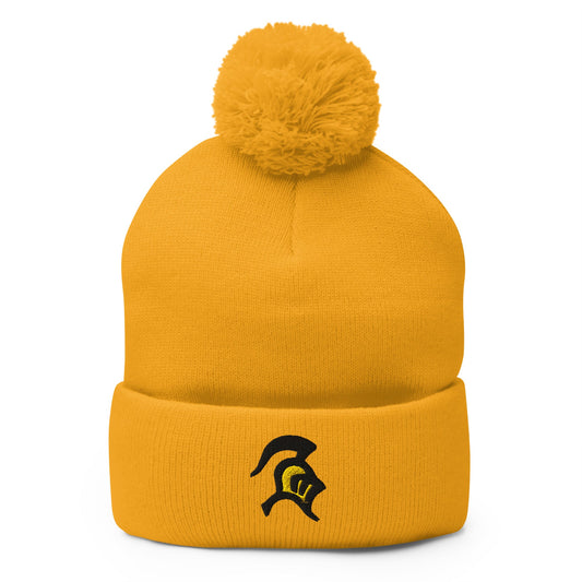 Pom - Pom Beanie | Farmington Stunt | Spartan Mark Logo