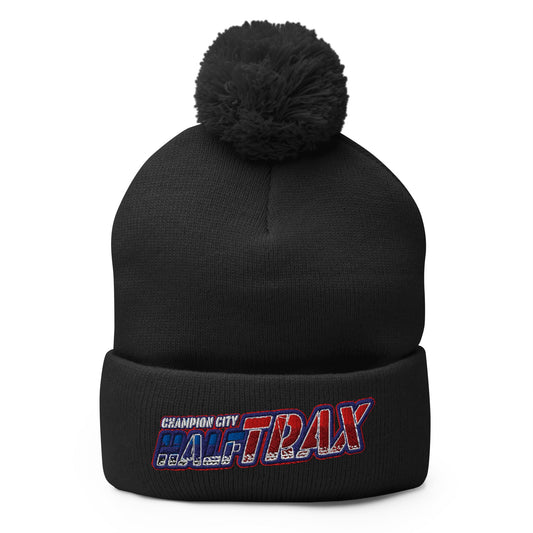 Pom - Pom Beanie | Half Trax Baseball | Alt Logo