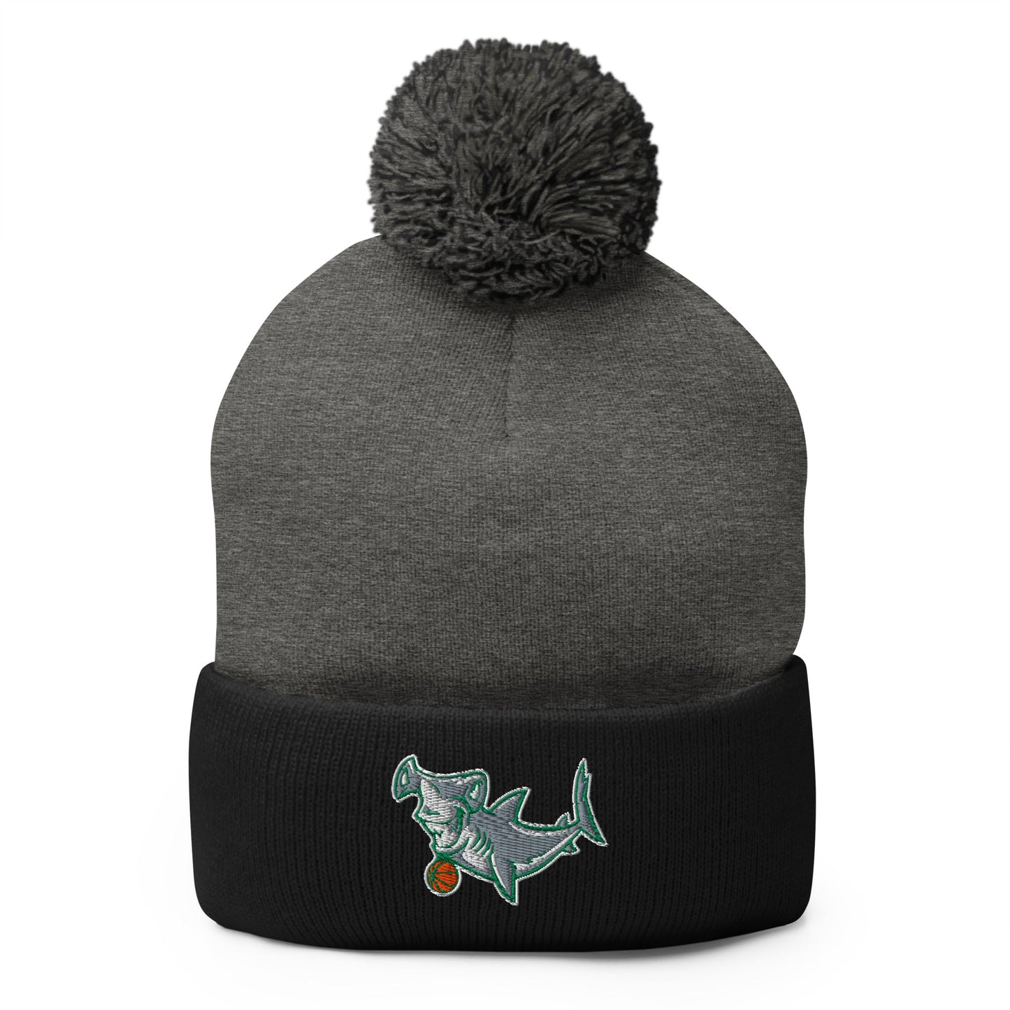 Pom - Pom Beanie | Hammerheads Basketball | Alt Logo