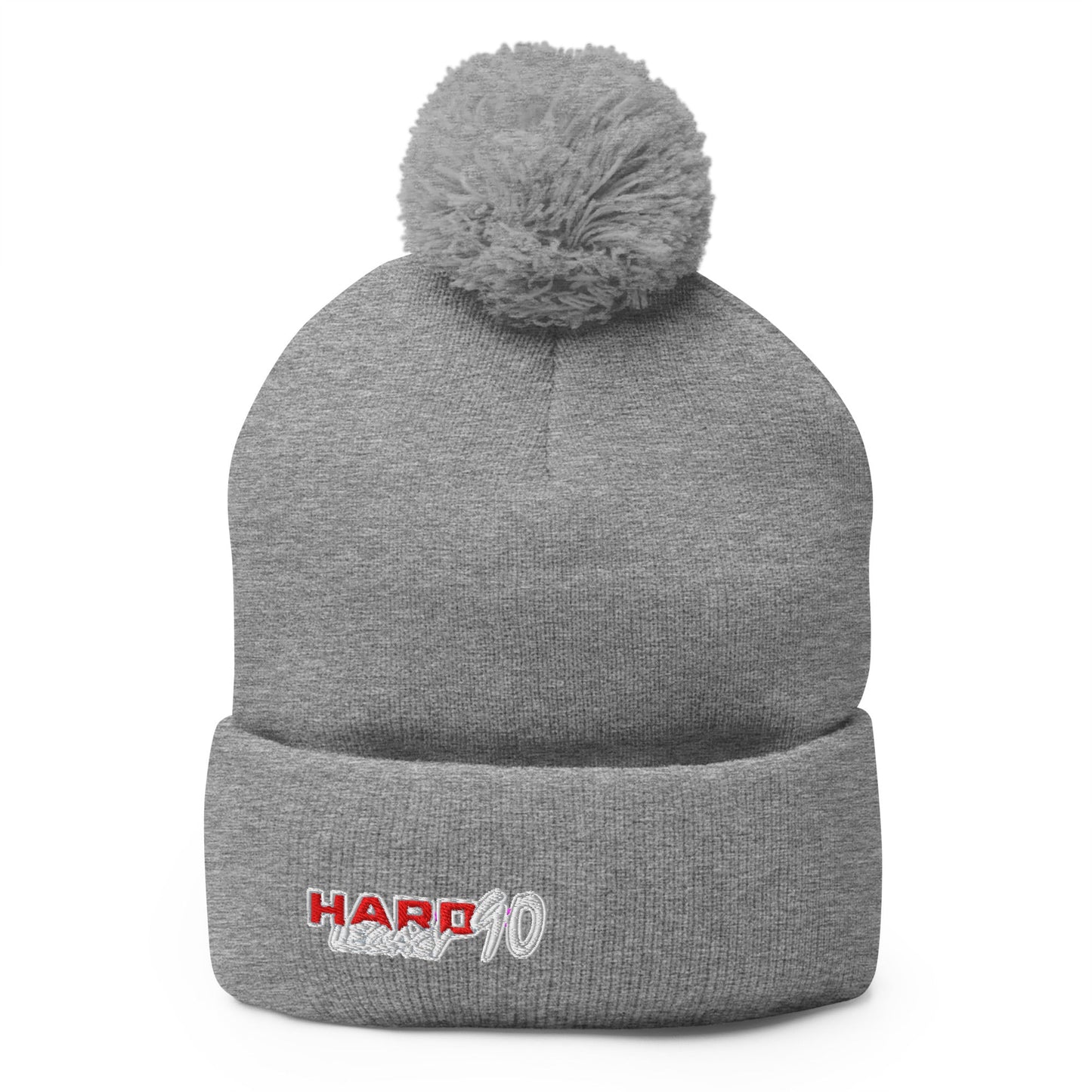 Pom - Pom Beanie | Hard 90 Legacy | Badge Logo