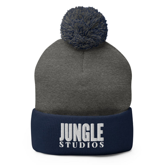 Pom-Pom Beanie | Jungle Studios | Script Logo