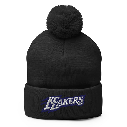 Pom - Pom Beanie | KC LAKERS - TGTI | Crest Logo