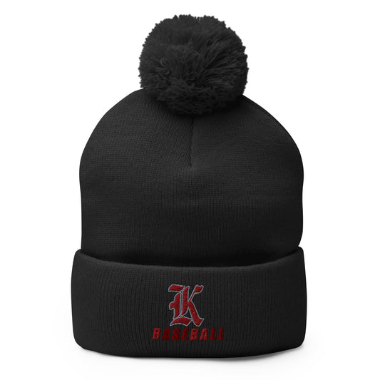 Pom - Pom Beanie | Kofa Baseball Booster Club | Vanguard Logo