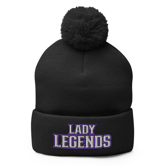 Pom - Pom Beanie | Lady Legends Volleyball | Script Logo