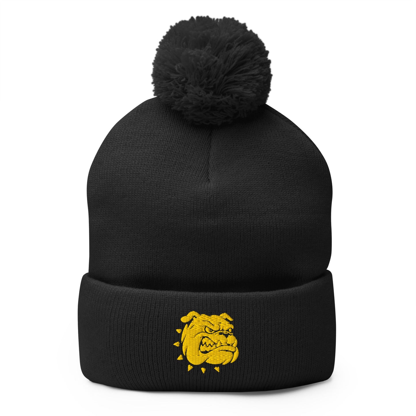 Pom - Pom Beanie | LMS Basketball | Bulldog Logo