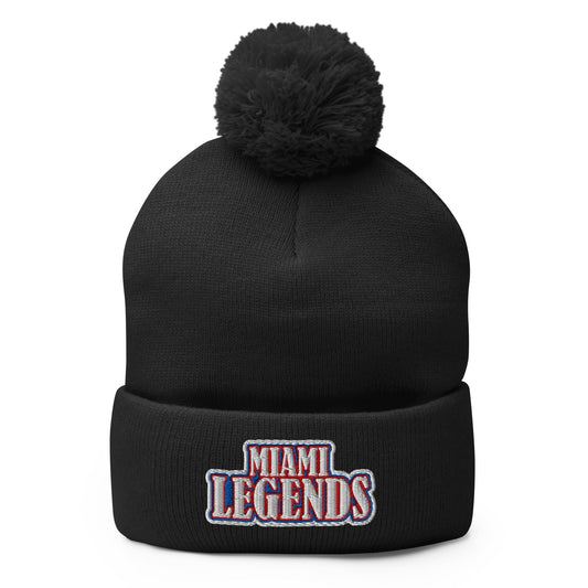 Pom - Pom Beanie | Miami Legends Football | King Shield Logo