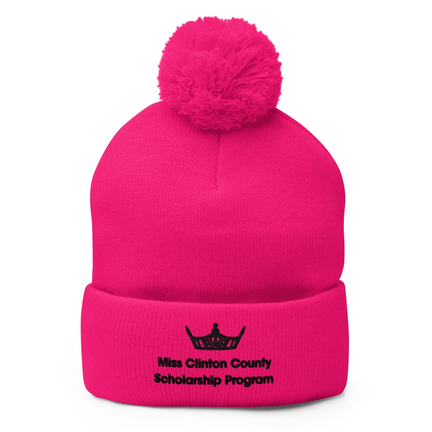 Pom - Pom Beanie | Miss Clinton County Scholarship Program