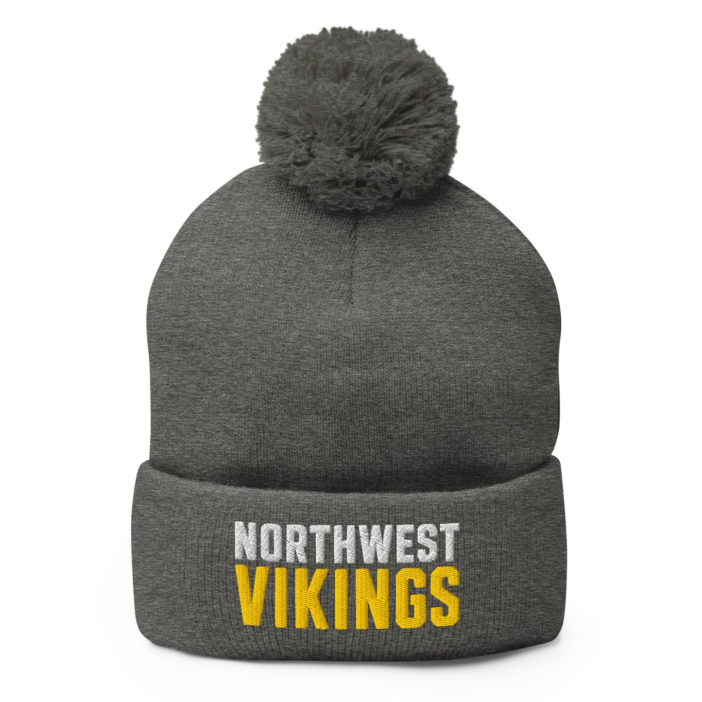 Pom - Pom Beanie | Northwest High School | Vikings Logo