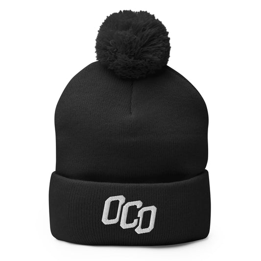 Pom-Pom Beanie | Orange County Outlaws | OCO Lettermark Logo