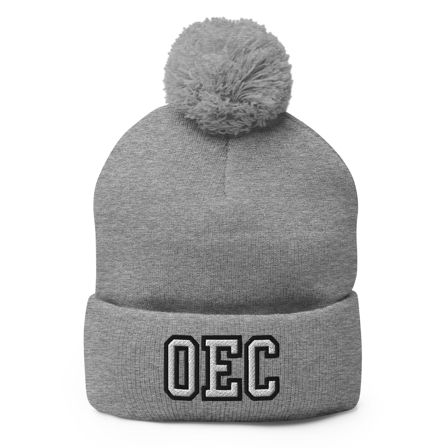 Pom - Pom Beanie | Ovations Elite Cheer | OEC Mark Logo