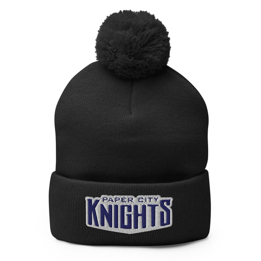 Pom - Pom Beanie | Paper City Futbol Club | Emblem Logo
