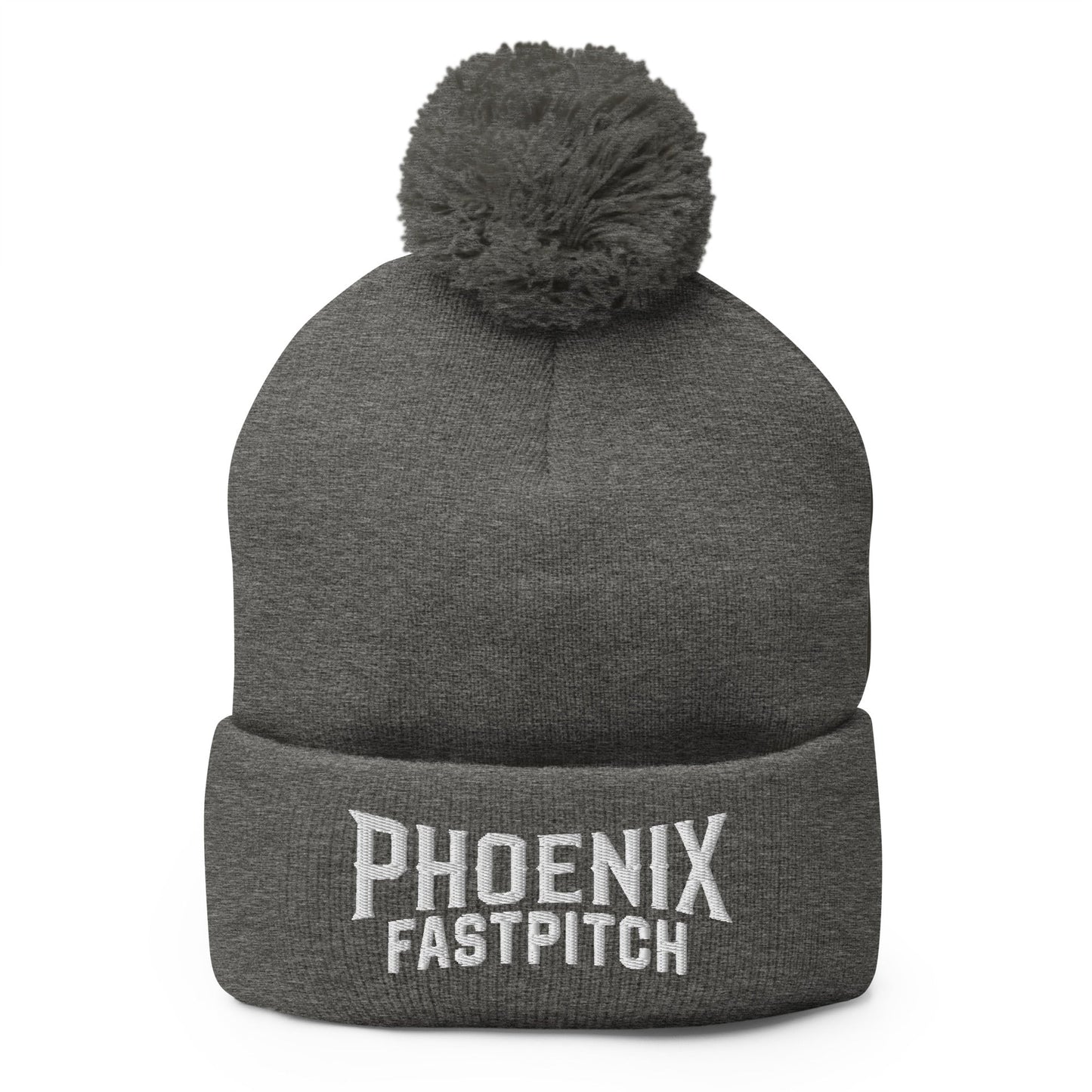 Pom-Pom Beanie | Phoenix Fastpitch | Script Logo