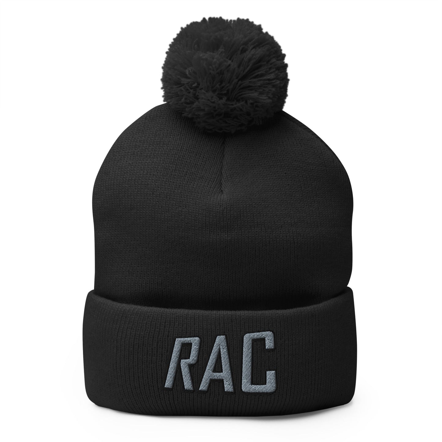 Pom - Pom Beanie | Rochester Astronomy Club | Orbit Logo