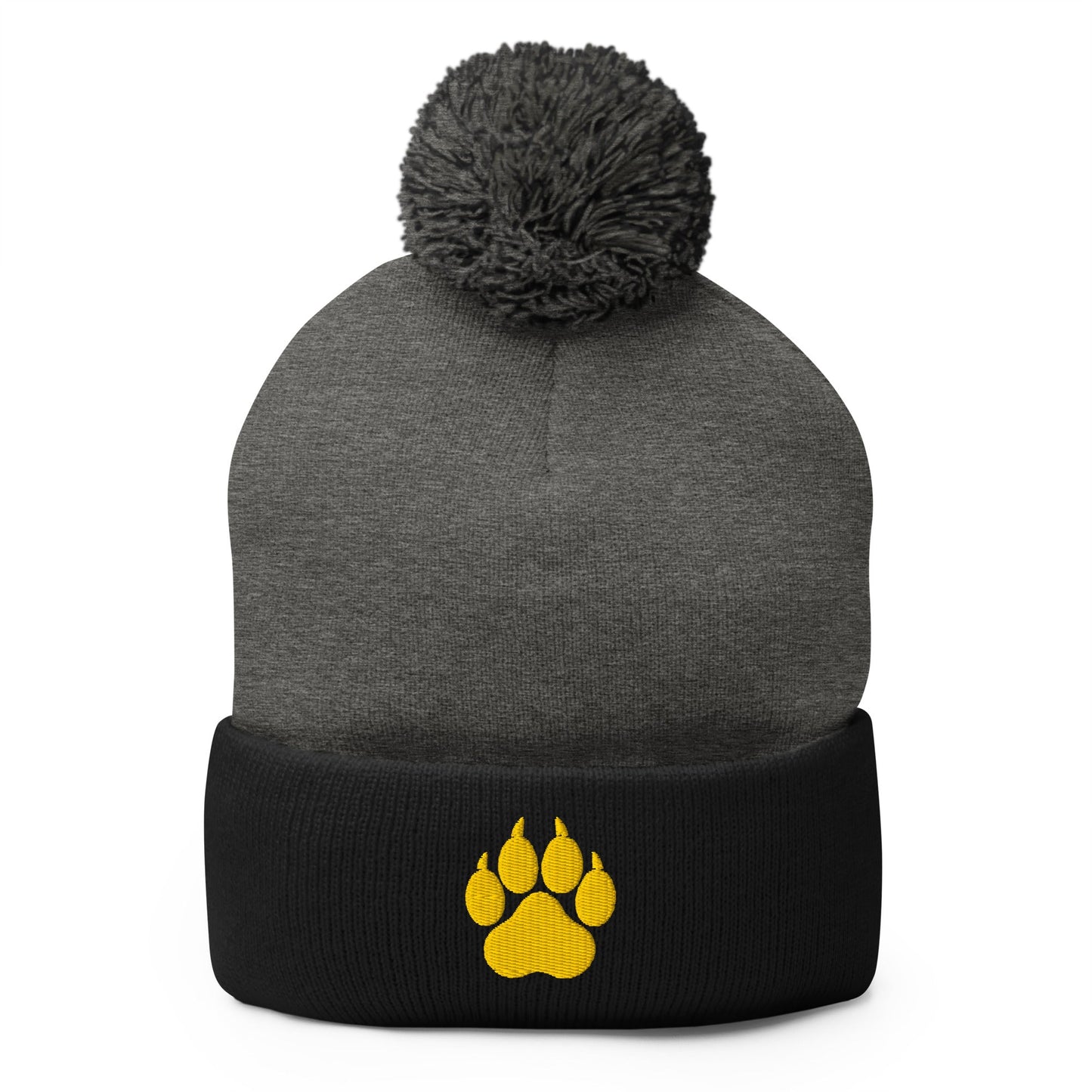 Pom - Pom Beanie | Rock Springs High School Tennis | Paw Logo