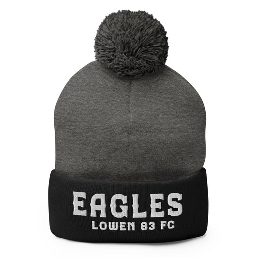 Pom - Pom Beanie | San Bruno Eagles | Shield Logo