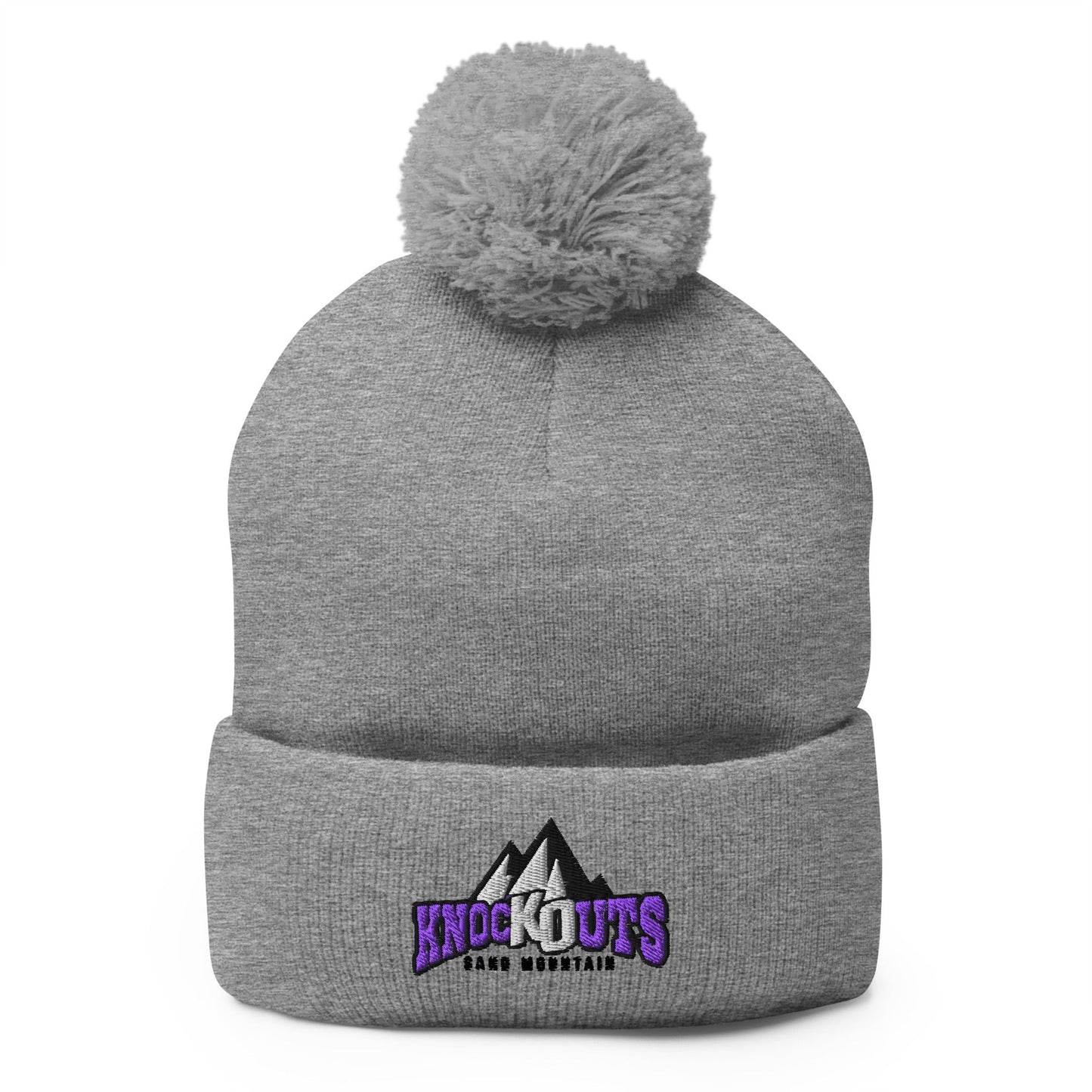 Pom - Pom Beanie | Sand Mountain Knockouts | Mountain Logo