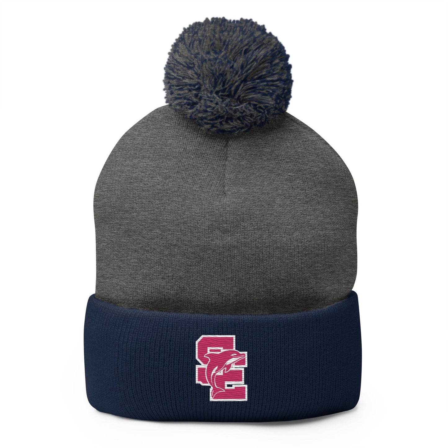 Pom - Pom Beanie | SE Triumphant Dolphins | SE Alt Logo