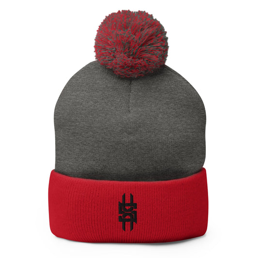 Pom - Pom Beanie | Silverbackz Athletic Association LLC | Monogram Logo