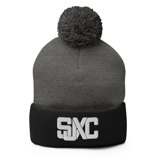 Pom-Pom Beanie | St. Joseph High School - Cross Country | Crest Logo