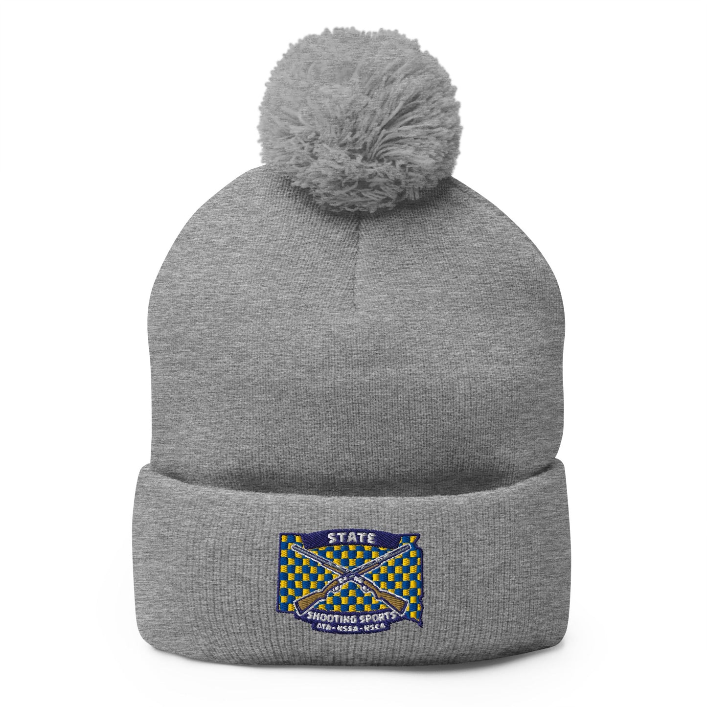 Pom - Pom Beanie | State Shooting Sports | Flag Logo