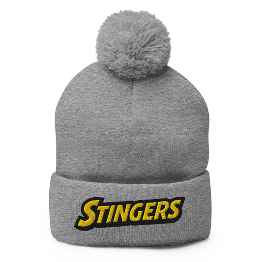 Pom - Pom Beanie | Stingers Softball | Stingers Logo