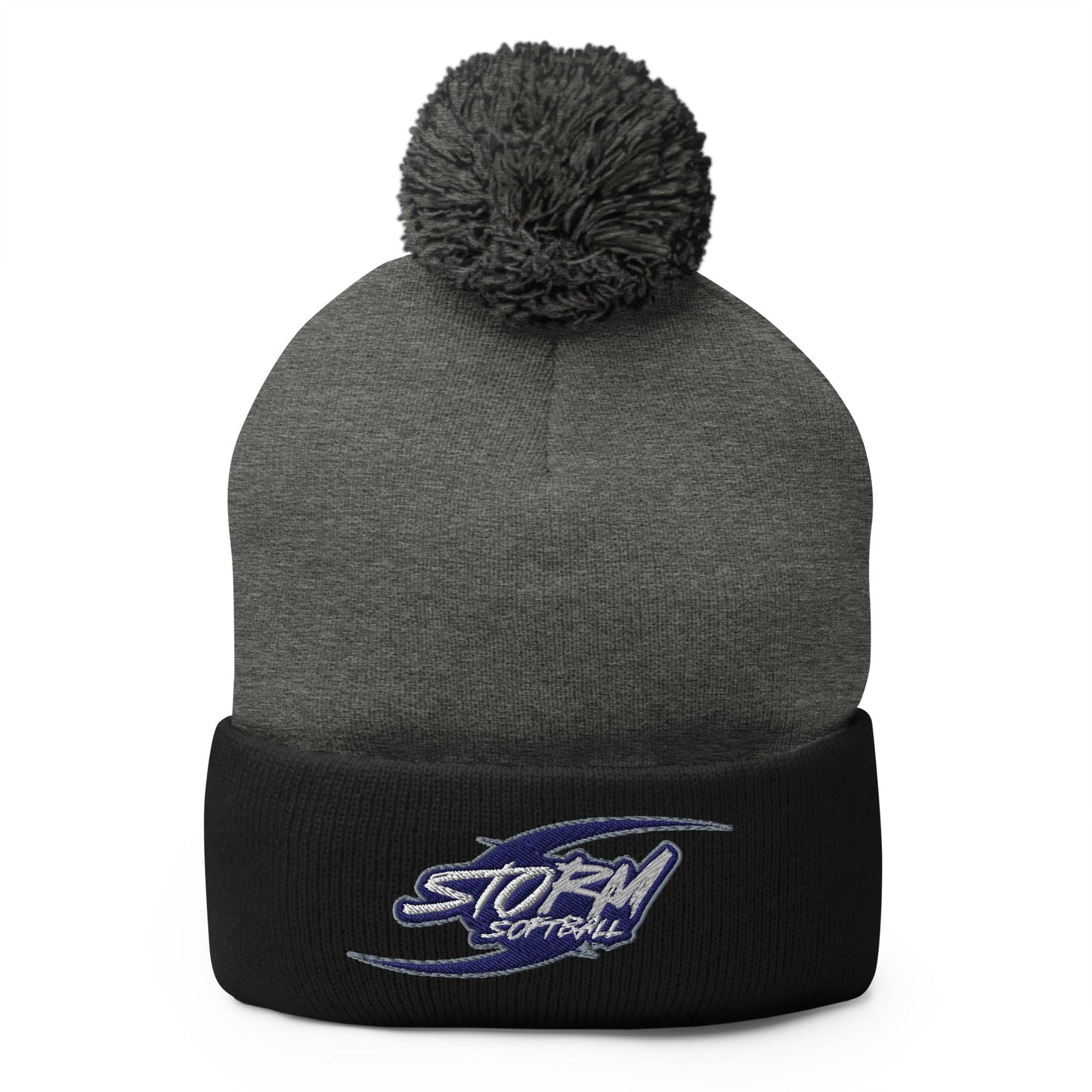 Pom - Pom Beanie | Storm Softball | Storm Logo