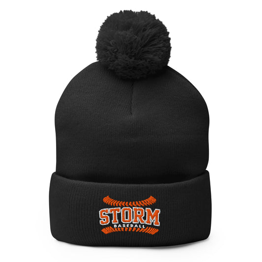 Pom - Pom Beanie | TC Storm baseball | Storm Logo