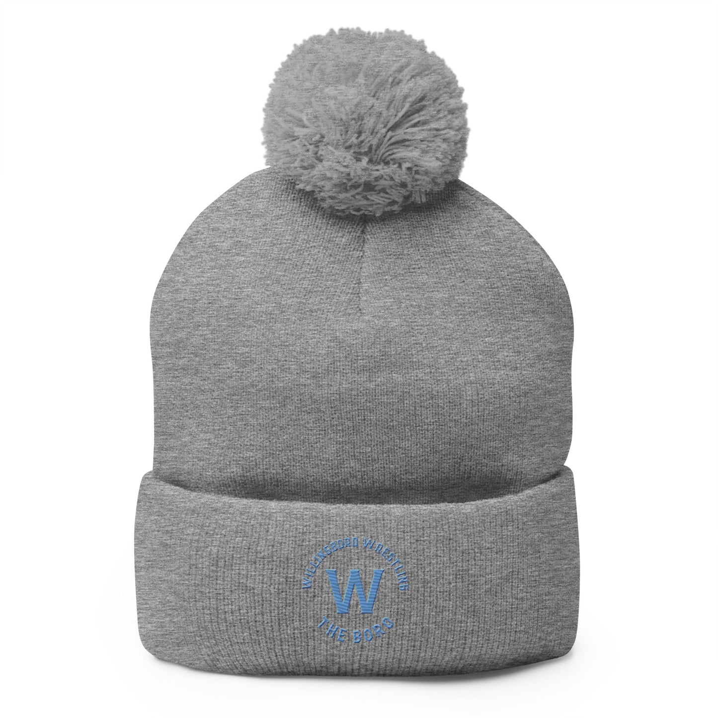 Pom - Pom Beanie | The Boro Brand | Script Logo