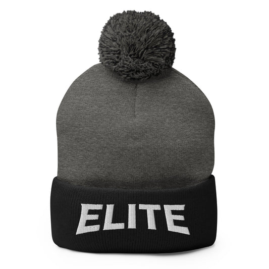 Pom - Pom Beanie | The Elite | Shield Logo